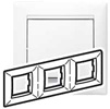 Рамка 3п гор Белая Legrand Valena 774453