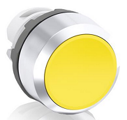 Кнопка MP1-21Y желтая (только корпус) с подсветкой без фиксации