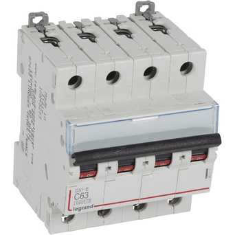 Автоматический выключатель DX3-E C63 4П 6000/6kA
