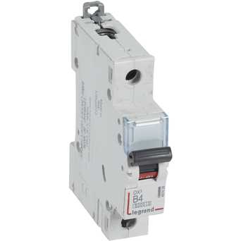 Автоматический выключатель DX3 1П B4A 6000/10kA