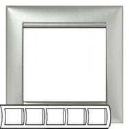 Рамка 5п гор Алюминий Legrand Valena 770155