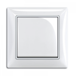 Выключатель с клавишей, переключатель, альпийский белый