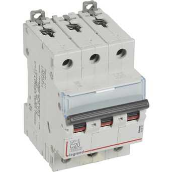 Автоматический выключатель DX3-E C20 3П 6000/6kA
