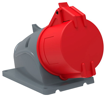 MAGNUM Розетка стац. ССИ-125 32А-6ч 380В 3P+PE+N IP44 IEK