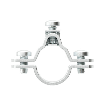 Хомут заземления для труб 20 мм (1/2"), оцинкованная сталь