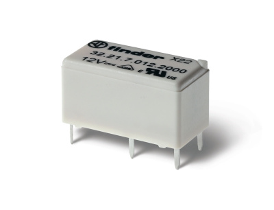 Субминиатюрное электромеханическое реле; 1NO 6A; контакты AgCdO; катушка 24В DC (чувствит.); влагозащита RTIII