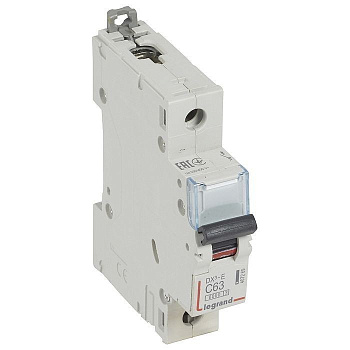 Автоматический выключатель DX3-E C63 1П 6000/6kA