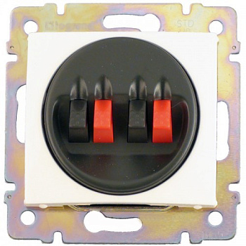 Розетка для динамиков двойная Legrand Valena (белая)    774424