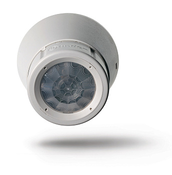 Пассивный инфракрасный детектор движения для внутреннего монтажа; 1NO 10A (контакт без потенциала); питание 24В АC/DC; скрытая установка; степень защиты IP40