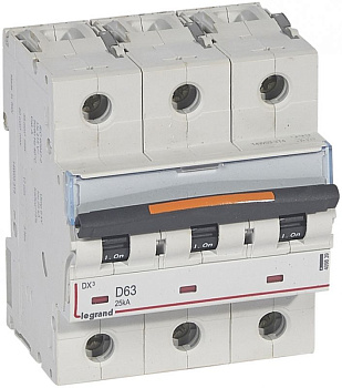 Автоматический выключатель DX3 3П D63A 25kA