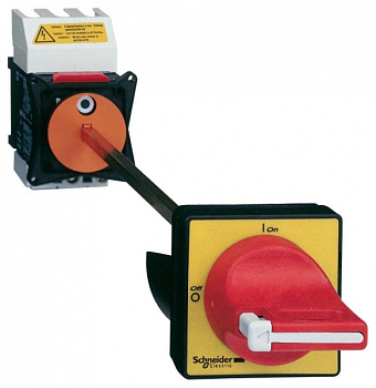 ГЛАВНЫЙ/АВАРИЙНЫЙ ВЫКЛЮЧАТЕЛЬ-РАЗЪЕДИНИТЕЛЬ 32A С РУКОЯТКОЙ (НА ДИН-РЕЙКЕ)