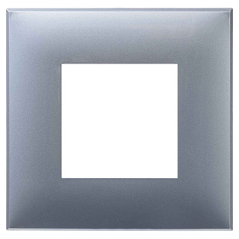 Рамка "Avanti", "Закаленная сталь", 1 пост (2 мод.)