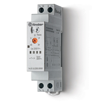 Модульный электронный лестничный таймер мультифункциональный; 1NO 16A