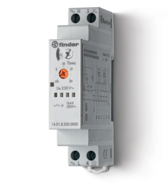 Модульный электронный лестничный таймер мультифункциональный; 1NO 16A