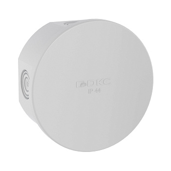 Коробка ответвит. с 4 кабельными вводами д.20мм, IP44, д.80х40мм