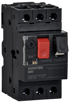 Пускатель ПРК32-0,63 In=0,63A Ir=0,4-0,63A Ue 660В ИЭК