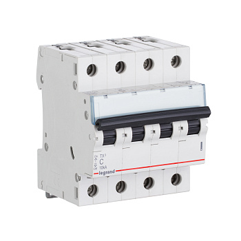 Автоматический выключатель TX3 C16A 4П 6000/10kA