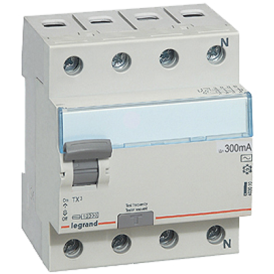 Выключатель дифференциального тока (УЗО)TX3 4п 63А 300мА AC