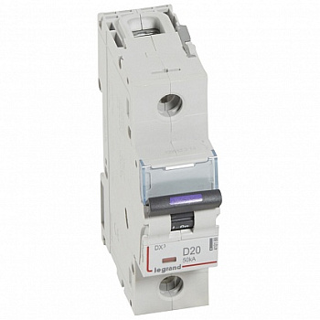 DX3 Автоматический выключатель  50кА 20А 1п D
