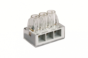 Клемма соединительная винтовая 1пол. 3конт. под жилы сечением 25кв.мм