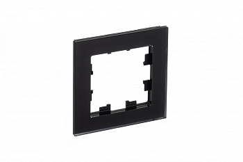 ATLASDESIGN NATURE 1-постовая РАМКА, МАТОВОЕ ОРГАНИЧЕСКОЕ СТЕКЛО ЧЕРНЫЙ