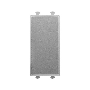 Заглушка модульная, "Avanti", "Закаленная сталь", 1 модуль