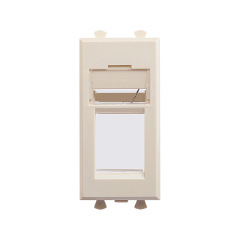 Адаптер для Keystone, "Avanti", "Ванильная дымка", 1 модуль