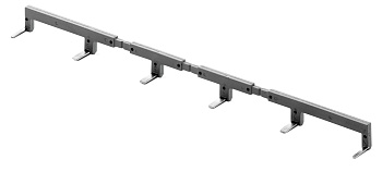 6-полюсный шинный соединитель черный