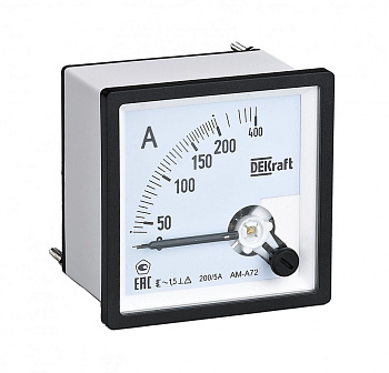 Амперметр аналоговый 1000/5А AC 96х96мм КТ 1,5 трансф. подкл.