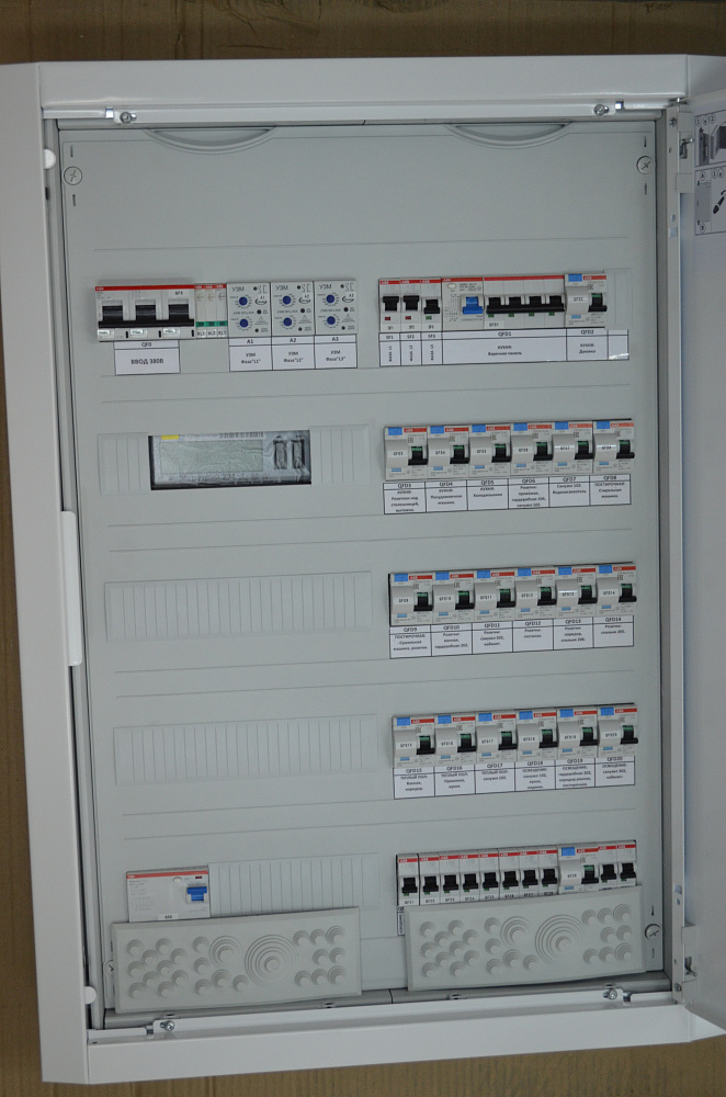 Квартирный электрощит ул. 1905 года