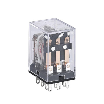 Промежуточное реле JZX-22F(D) 4 конт. с инд. LED 3А 220В AC (R)(CHINT)