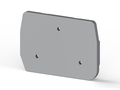 Концевой сегмент на миниклеммники PYKM2,5, (серый); NPP1 PYKM