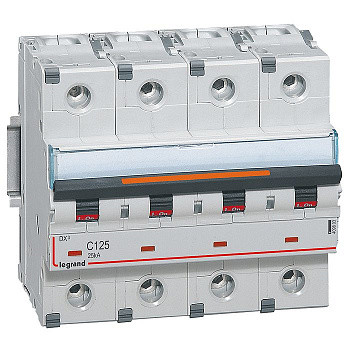 Автоматический выключатель DX3 4П C125 25кА